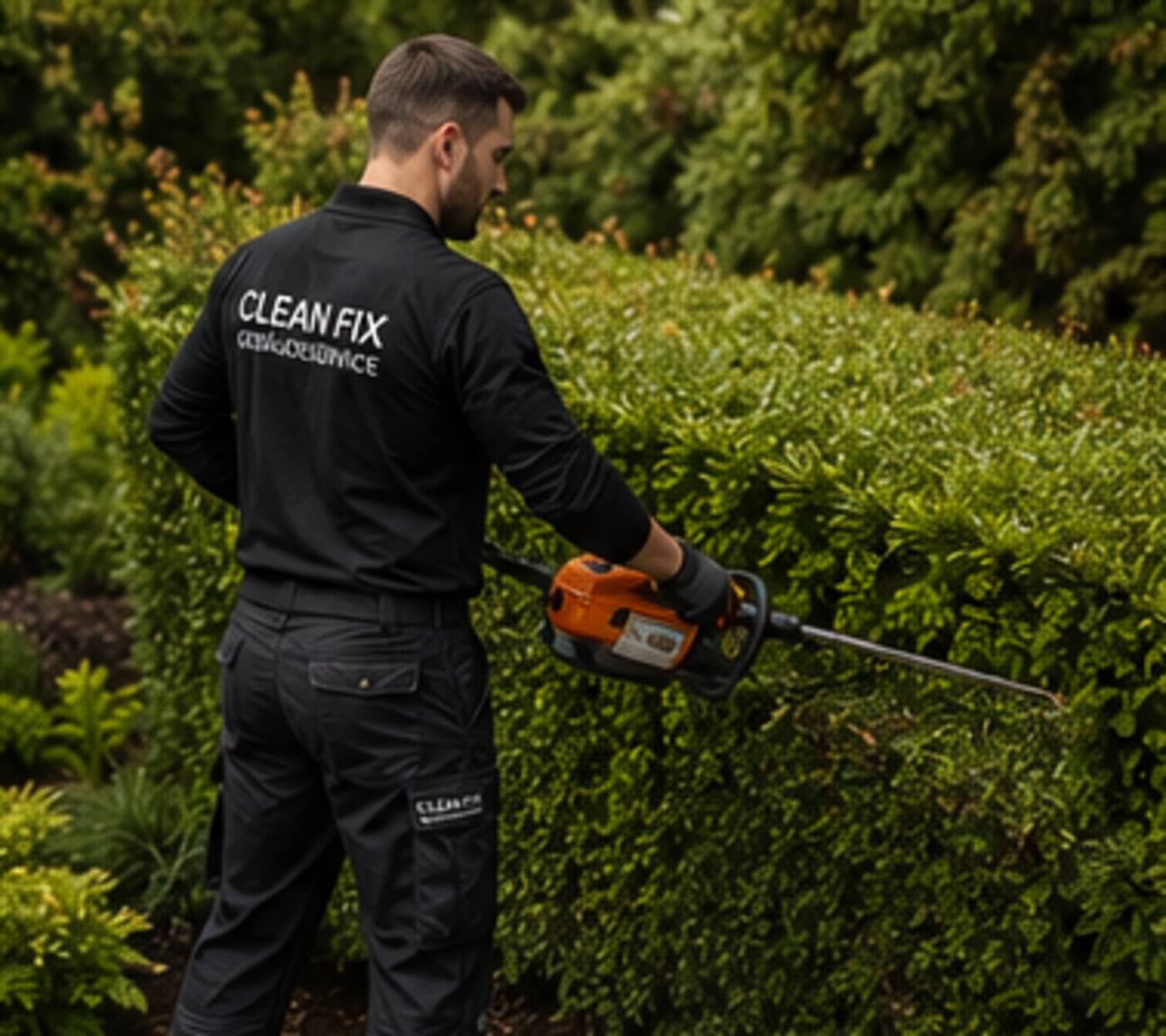 Grünschnitt und Grünpflege durch Clean Fix Gebäudeservice